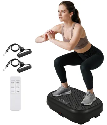 Produktbild von SPORTNOW Vibrationsplatte Rüttelplatte mit 120 Intensitätsstufen 5 Vorprogramm