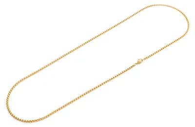 Produktbild von Vintageparts Venezianerkette Edelstahl Vergoldet 60cm IP-Beschichtung Halskette