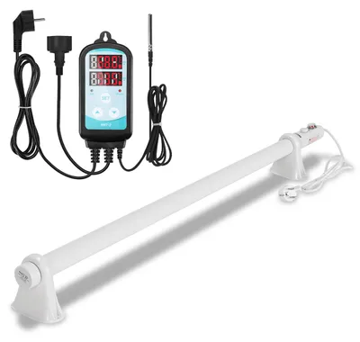 Produktbild von Vigevee Pflanzenheizung 135W mit Temperaturregler, 1 m Heizrohr für Gewächshaus und Frühbeet