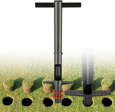 Image de Planteur de bulbes, avec poignée ergonomique, outil de jardinage, pour les bulbes de fleurs