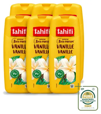 Obrázok produktu pre 6 kusov gélov na sprchovanie Tahiti, vôňa vanilky - 315 ml - balenie