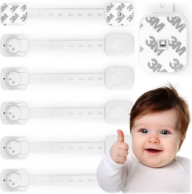 Obrázok produktu pre Bezpečnostné zariadenie na otváranie skríň Ricokids 798200 6 ks biela