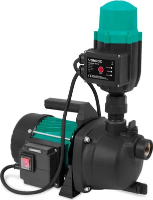 Produktbild von Vonroc Gartenpumpe selbstansaugend - Automatische Wasserpumpe 800W, 3300l/h