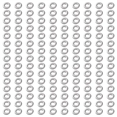 Produktbild von 150 Stück M4x9x0,8 mm Unterlegscheiben, Edelstahl, flache Reparaturringe für Schrauben und Muttern