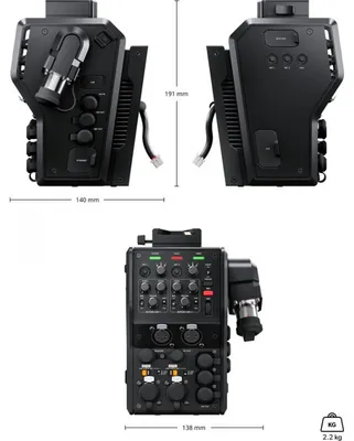 Produktbild von Blackmagic Design Camera Fiber Converter, Schwarz, 138 mm, 140 mm, 191 mm, 2,2 kg, Indonesien