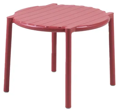 Produktbild von Runder Beistelltisch Doga | ø 49,5 cm | Kunststoff | Marsala