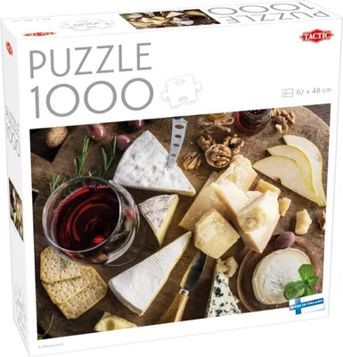 Image de Puzzle 1000 : Un plateau de fromages - Tactic