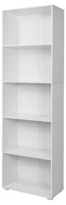 Immagine prodotto di Libreria 5 Ripiani 60x30x195 cm in MDF Bianco