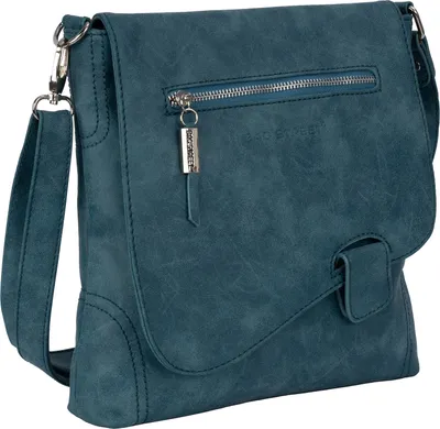 Produktbild von Bag Street Damentasche Umhängetasche Handtasche Schultertasche T0104 BLAU