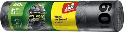 Zdjęcie produktu dla Worki na śmieci LD Magnum FLEX 60L 10 sztuk JN