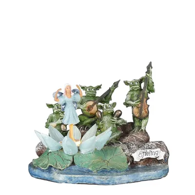 Produktbild von Luville Weihnachtsdorf Waterlelie - 13x10x10 cm - Polyresin - Mehrfarbig