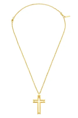 Produktbild von Police Halskette-Anhänger Herren Framed Metall Gold-Ton PEAGN0005306