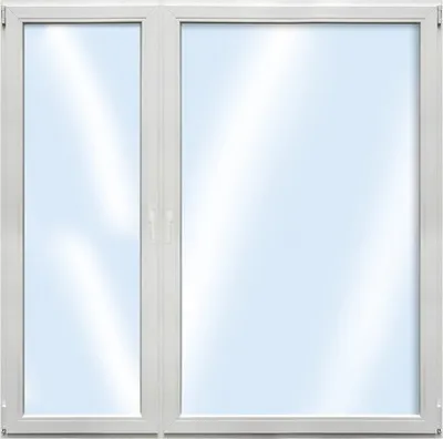 Obrázek produktu pro Plastové okno dvoukřídlé ESG ARON Basic bílé 1200 x 1700 mm (1/3-2/3)
