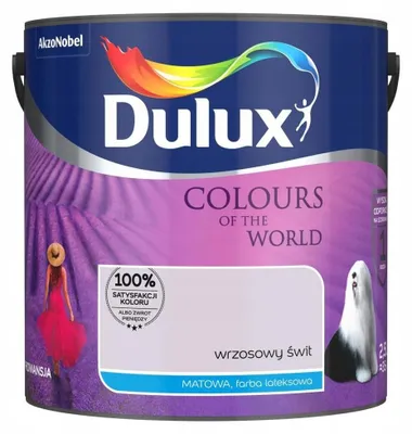 Produktbild von Latex Wand- & Deckenfarbe Innen matt, Farbton Wrzosowy Świt, 2,5 L, hohe Deckkraft