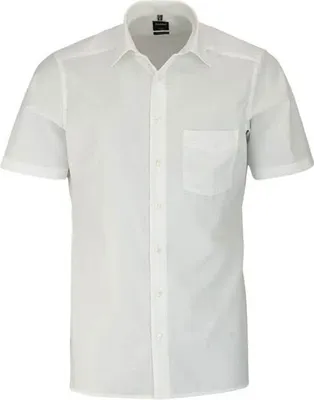 Produktbild von Olymp Modern Fit Hemd Halbarm Uni Popeline Beige 0300/12/21, Größe: 48