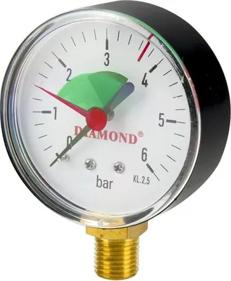 Obrázok produktu pre Technický Manometer Priemer 63 Mm 0-4 Bar Gw 1/4' - D418.63-4