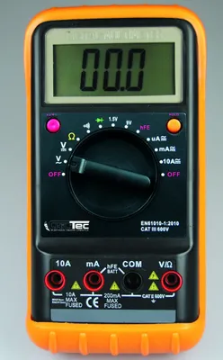Produktbild von ChiliTec 19404 Digital-Multimeter "CTM-43 big" Volt, Amp., Ohm, autom. Messbereichswahl