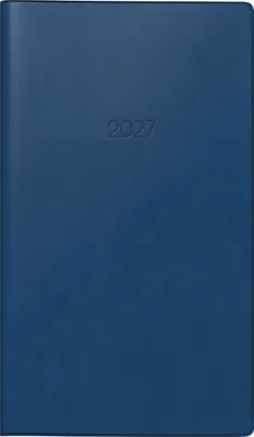 Produktbild von 2027 BRUNNEN Taschenkalender9x15cm bl 2S/1M