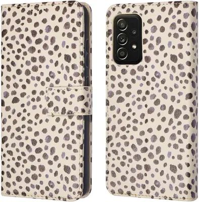 Produktbild von imoshion Design Klapphülle Samsung Galaxy A52(s) (5G/4G) - Black And White Dots