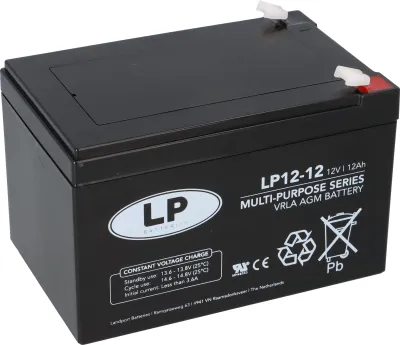 Image de Landport Batterie au plomb 12V 12Ah AGM Batterie NSA LP12-12 T2