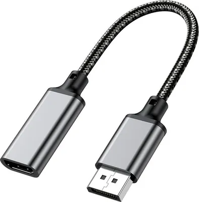 Produktbild von INF 4K 60Hz DP zu HDMI Adapterkabel (0,2m) - DisplayPort mit HDMI verbinden