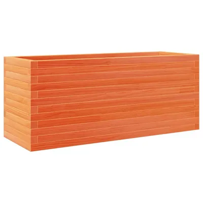 Obrázek produktu pro vidaXL květináč vosk hnědý 110x40x46 cm masivní borovicové dřevo