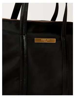 Produktbild von Damen Mini Crossbody Tote Bag aus Nylon, Schwarz