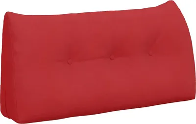 Obrázok produktu pre vidaXL Zadný vankúš červený 100 x 24 x 50 cm látka