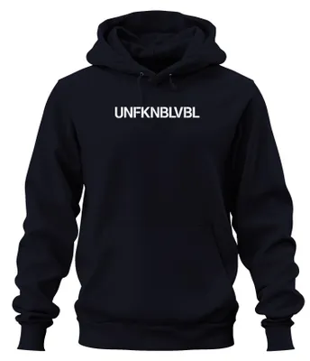 Immagine prodotto di Felpa con cappuccio, unisex, con scritta provocatoria e sarcastica, ideale come regalo per uomini e donne, colore blu navy, taglia M