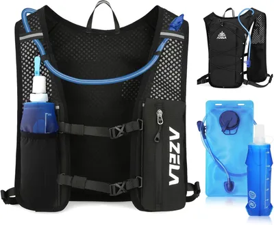 Productafbeelding van Hardloopvest met drinkzak 2 liter en fles 500 ml