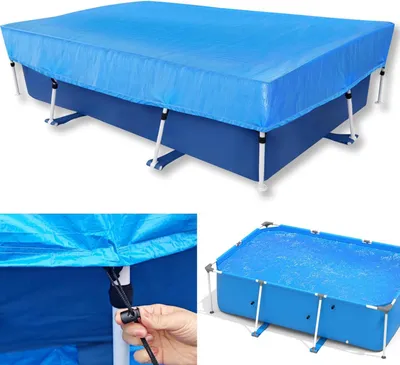 Produktbild von Poolabdeckung 220 x 150 cm, rechteckig, für Frame Pool, Schutz