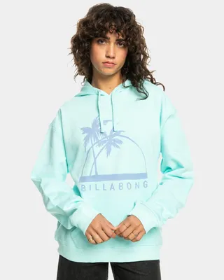 Obrázok produktu pre Billabong Palm Isle – Dámska mikina s kapucňou, modrá