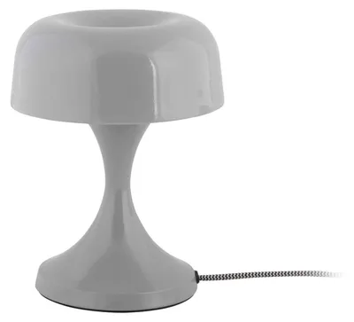 Produktbild von Leitmotiv - Tischleuchte Moda Retro - Mausgrau - 15.5x15.5x20cm Tischlampe - Nachttischlampe, Wohnzimmer, Schlafzimmer