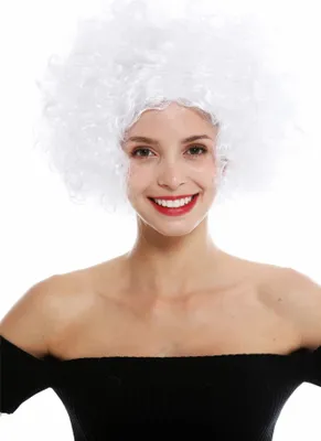 Produktbild von WIG ME UP Perücke Weiß lockig Mittelscheitel Kurz 1352-ZA62