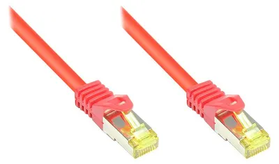 Produktbild von Good Connections  Patchkabel m. Cat.7 Rohkabel  rot 0,25m