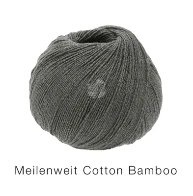 Produktbild von Meilenweit 100 Baumwolle Bamboo 015 | Dunkelgrau