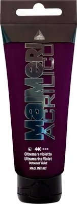 Obrázok produktu pre Maimeri Acrilico Akrylová farba Ultramarine Violet 440 200 ml 1 ks
