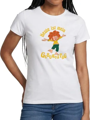 Produktbild von Spreadshirt Pumuckl Mit Spruch Heute ist Mein Geburtstag Frauen T-Shirt, XXL, Weiß