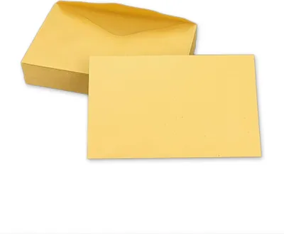 Image de Lot de 100 Enveloppes ELECTIONS 90x140 mm - jaune 80 g