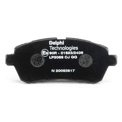 Produktbild von DELPHI Bremsbeläge Satz Vorne Bremsklötze für FORD Fiesta Mk6 Schrägheck (JA8, JR8) LP2069