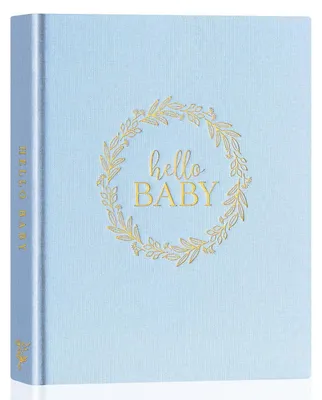Produktbild von Baby Fotoalbum - Leinenumschlag - 154 Seiten - Babyalbum - Erinnerungsbuch - Andenken - Erste 5 Jahre - Babyalbum