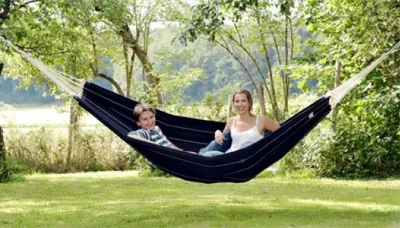 Immagine prodotto di Amaca Amazonas Barbados nera 230x150cm XL
