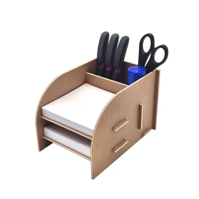 Produktbild von Natürlicher Schreibtisch-Organizer – ideal für Stifte, Notizzettel und Büroaccessoires – bringt Struktur und Ordnung am Arbeitsplatz.