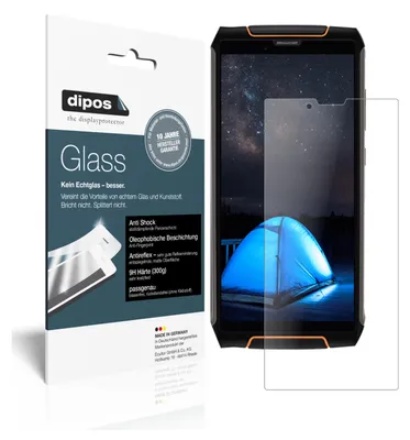 Produktbild von 2x Schutzfolie für Cubot King Kong 3 matt - Anti-Shock 9H Folie dipos Glass