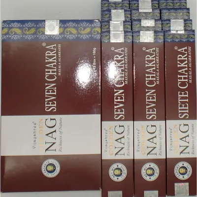 Obrázok produktu pre Vôňové tyčinky Siete Chakra, 180 g (balenie po 12 kusov)