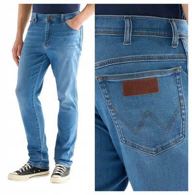 Obrázek produktu pro WRANGLER | Pánské džíny Texas Slim, modré, velikost 33, délka 30