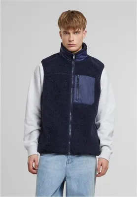 Immagine prodotto di Gilet Urban Classics Sherpa navy - XL