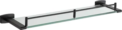 Produktbild von Mexen Zoja hängendes Glasregal, schwarz - 7019137-70