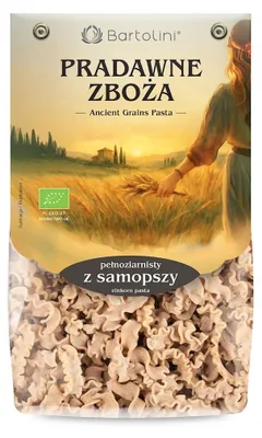 MAKARON (Z SAMOPSZY RAZOWY) FALA BIO 250 g - BARTOLINI (PRADAWNE ZBOŻA)