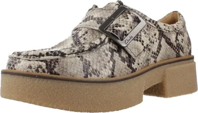 Immagine prodotto di Mocassini Del Marchio Clarks Del Modello Linoso Monk Animal Print